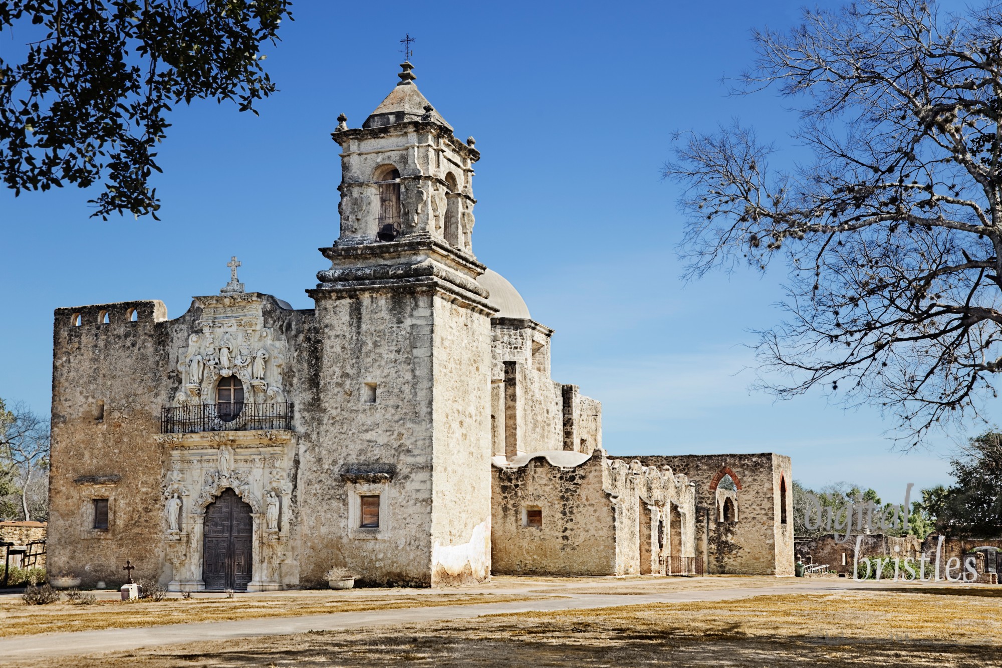 Church in Mission San Jose, San Antonio, Texas