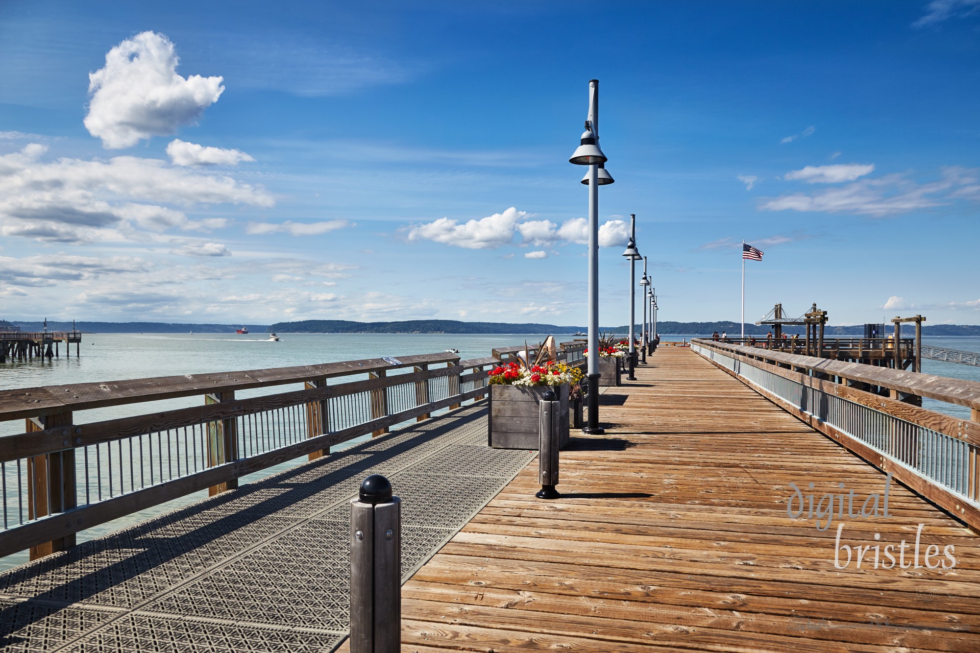 Restored Old Town Dock on Rushton Way in Tacoma's Commencement Bay