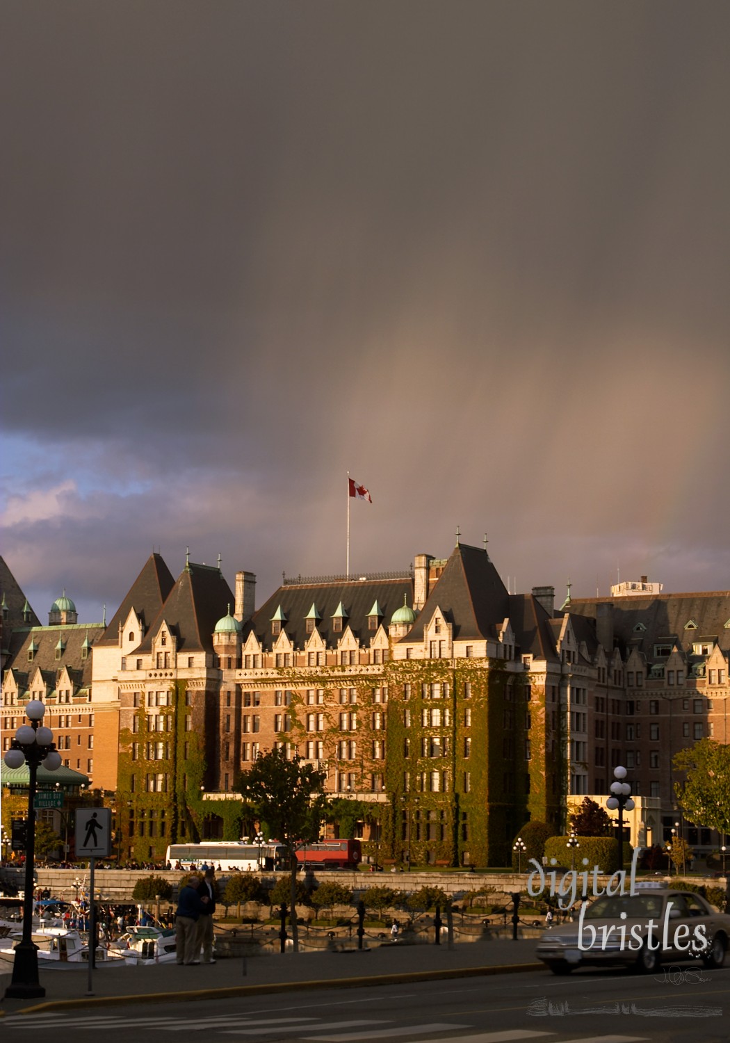 A break in the clouds, Victoria, BC