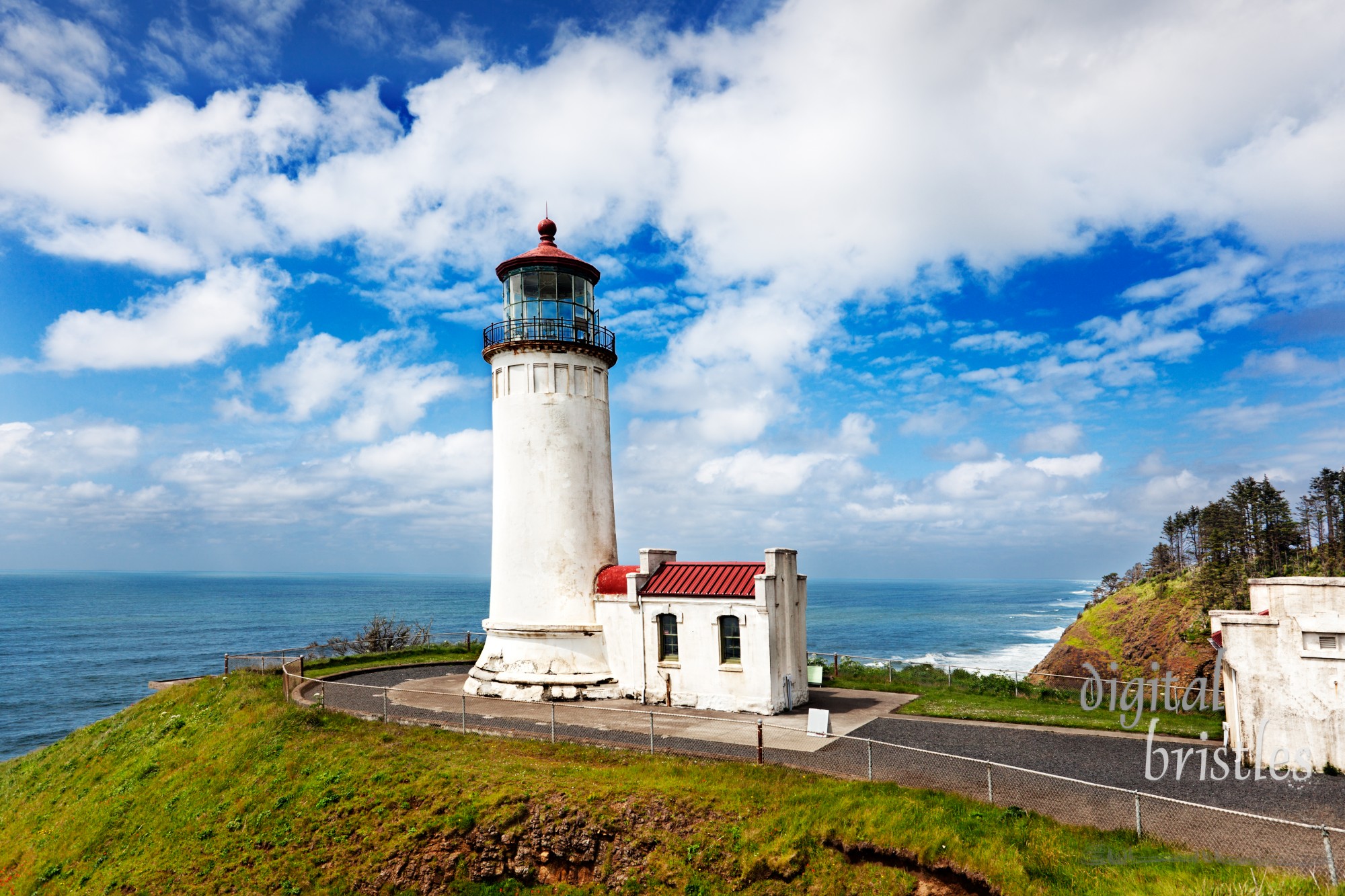 Long Beach Peninsula's North Head Lighthouse, Cape Disappointment, Washington