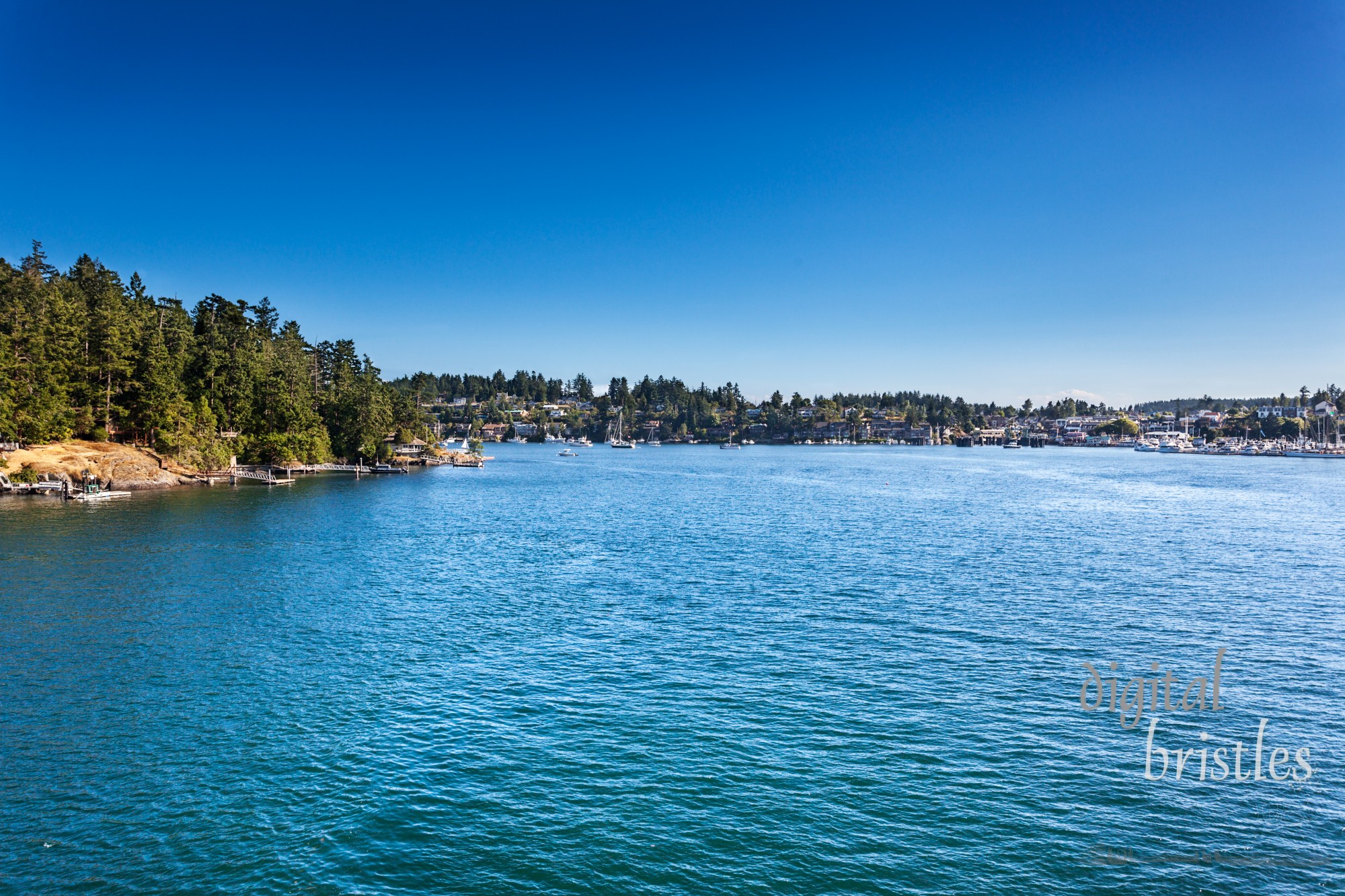 Friday Harbor marina and passenger ferry terminal, San Juan Island, Washington