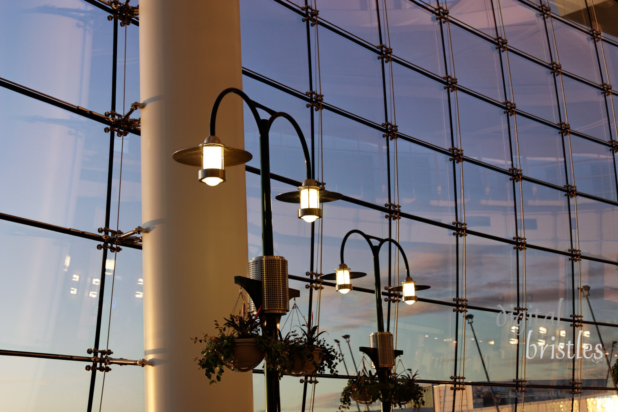 Seattle airport window