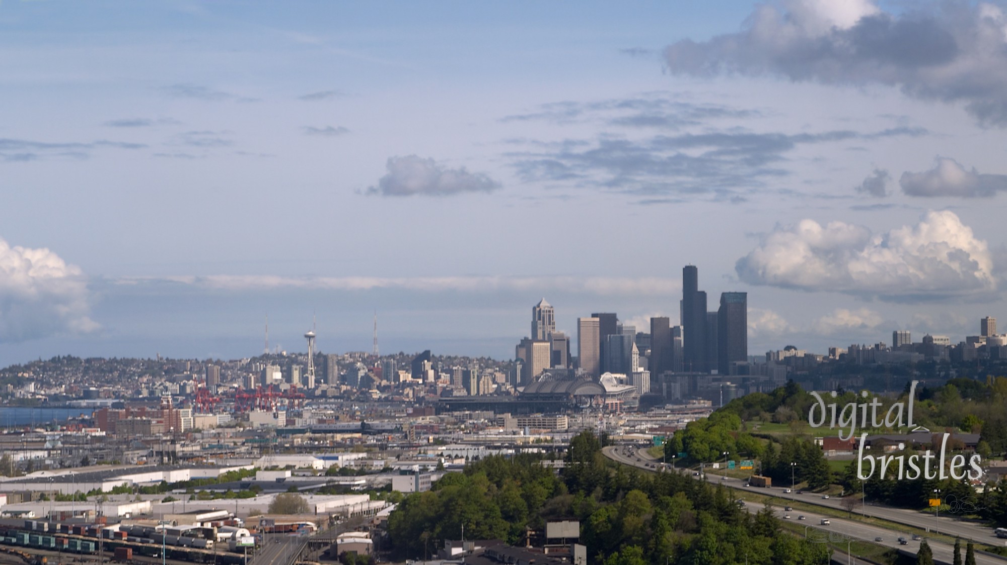 Seattle, Washington, looking north