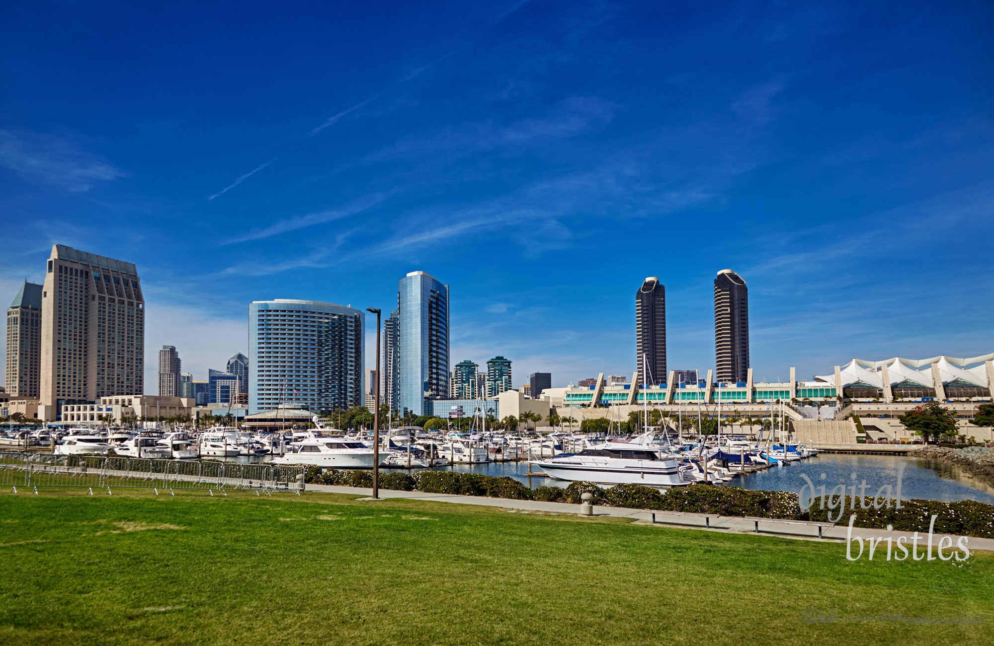 Downtown San Diego from the Embarcadero Marina Park South