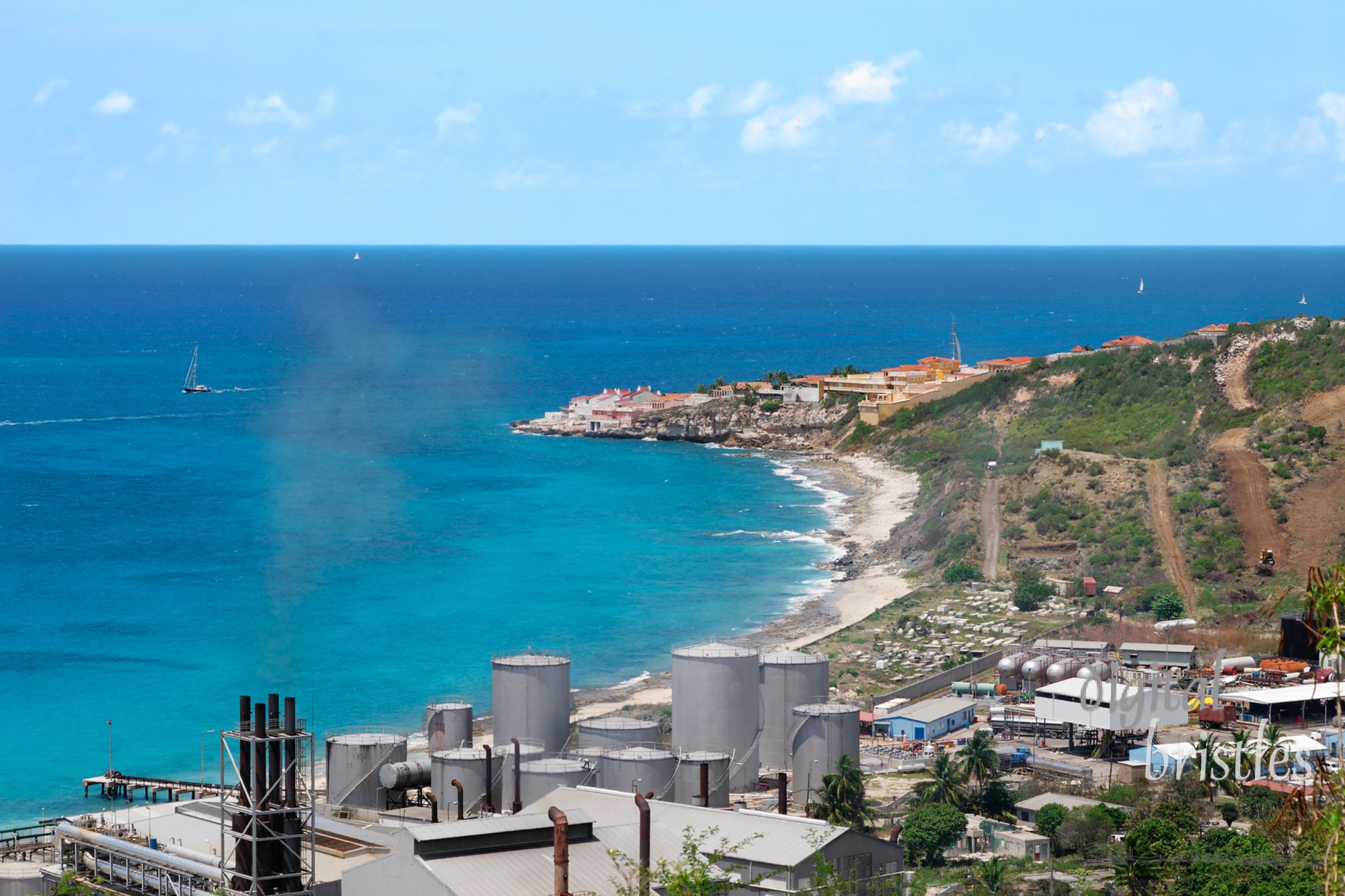 Desalination plant provides Caribbean island with water