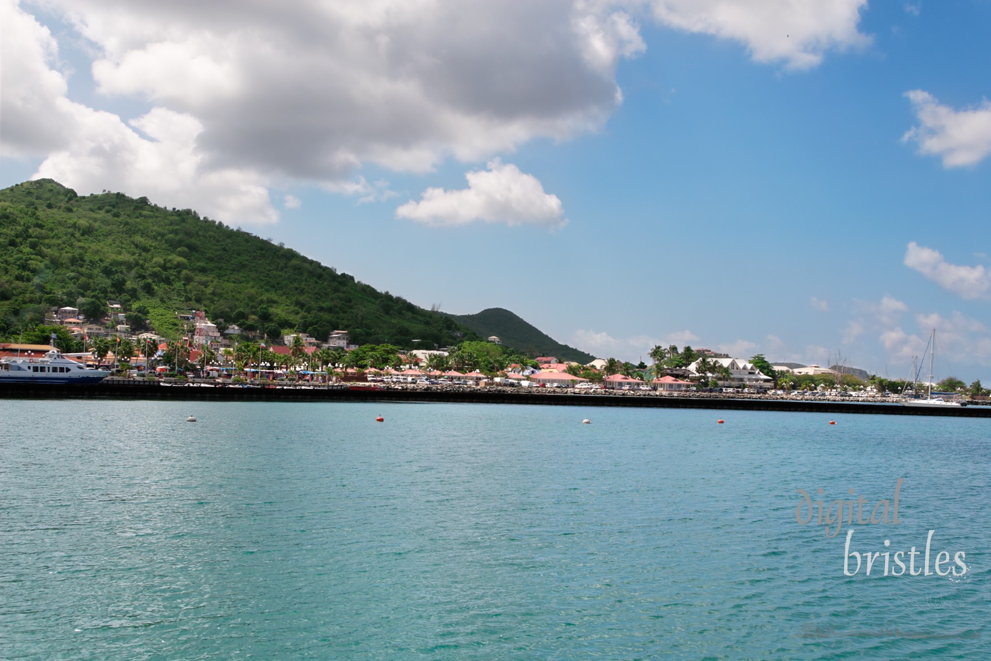 Harbor in Marigot, St. Martin, Netherlands Antilles