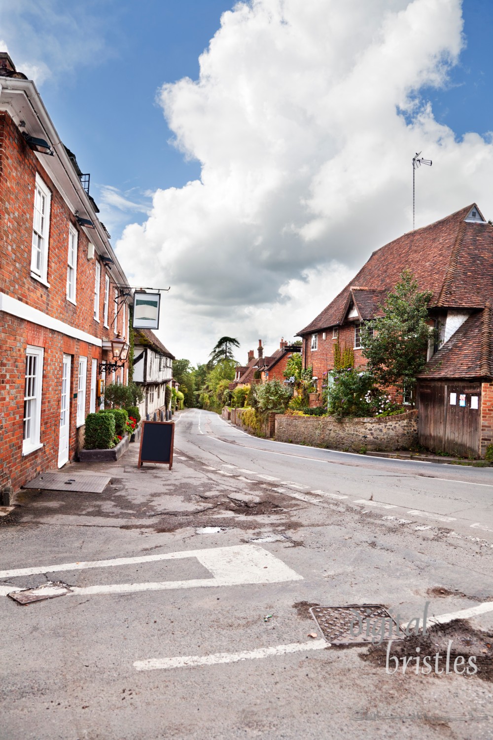 Street through Hollingbourne, Kent