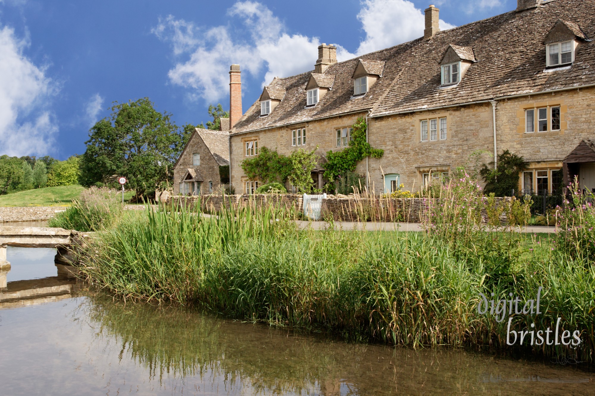 Summer morning, Lower Slaughter, England