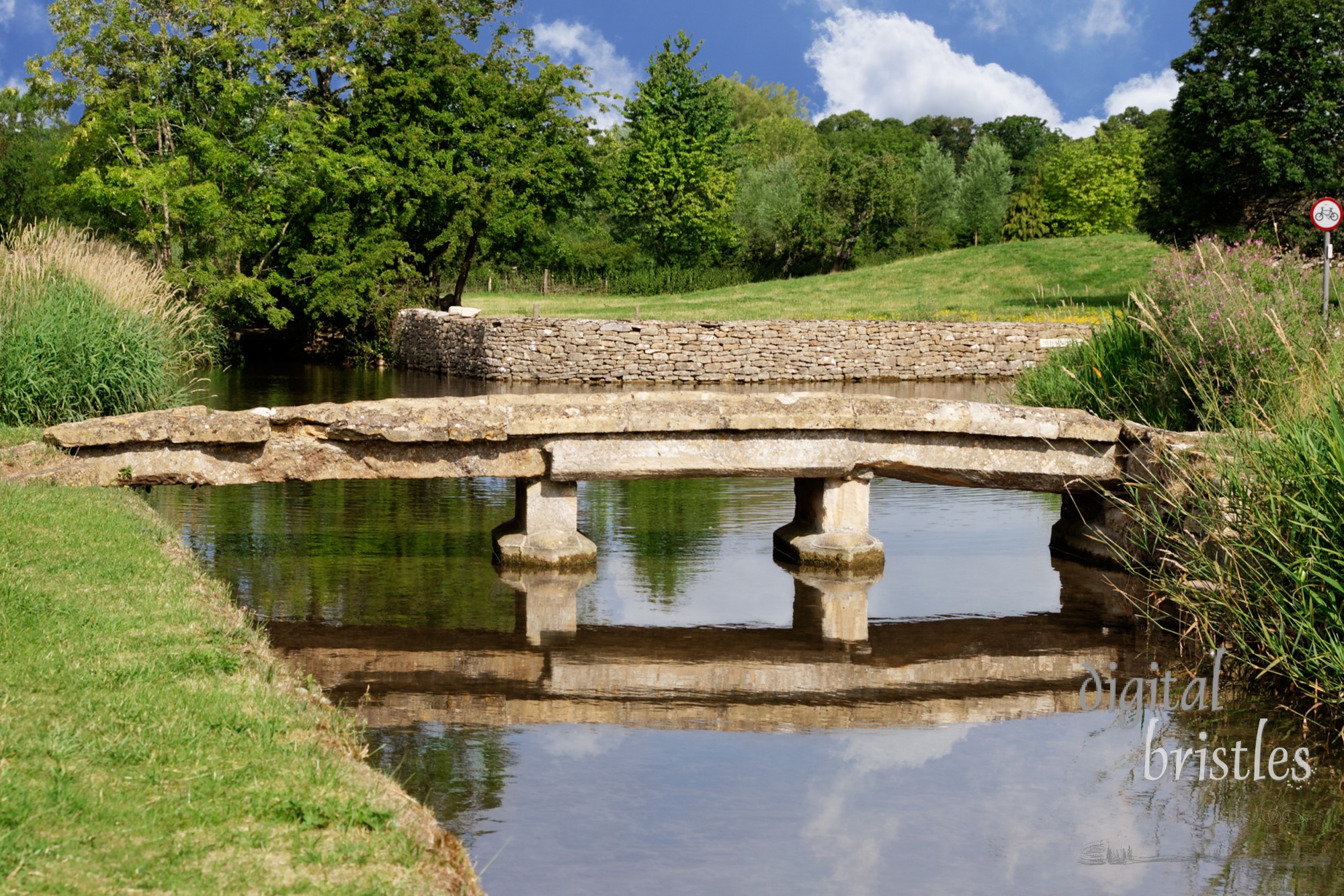 Old stone bridge, Lower Slaughter, England