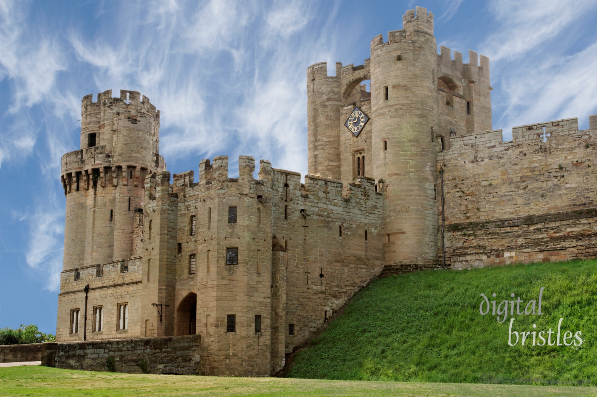 Warwick Castle entrance