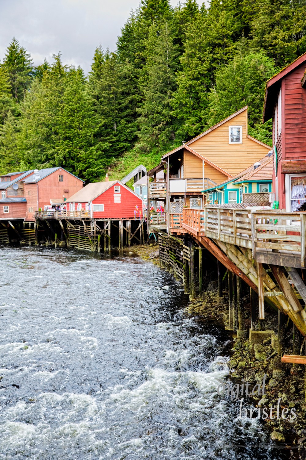 Creek Street, Ketchikan Alaska - former red light district, current shopping area