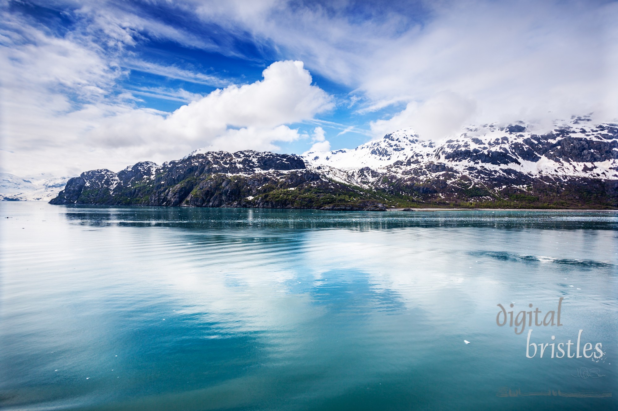 Dramatic scenery in Alaska's Glacier Bay National Park