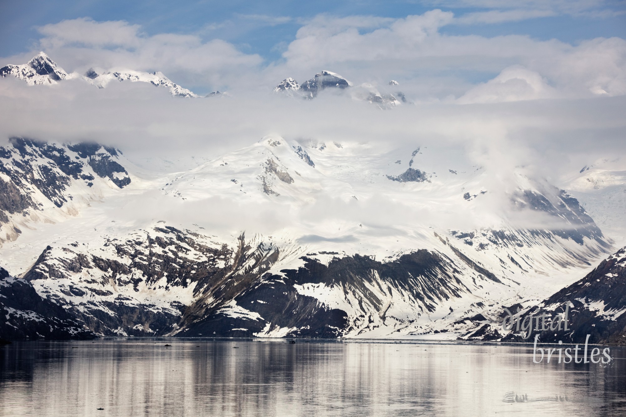 Topeka Glacier entering Johns Hopkins Inlet, Glacier Bay National Park, Alaska