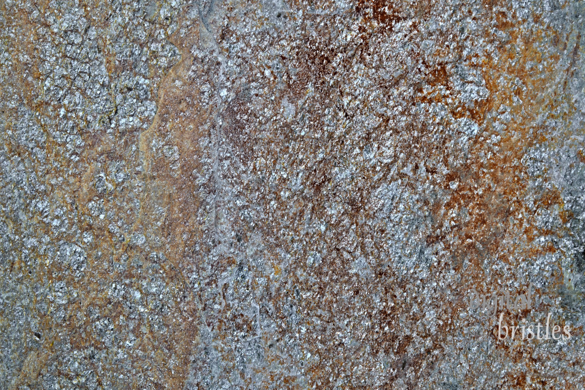 Closeup of a stone patio paver texture