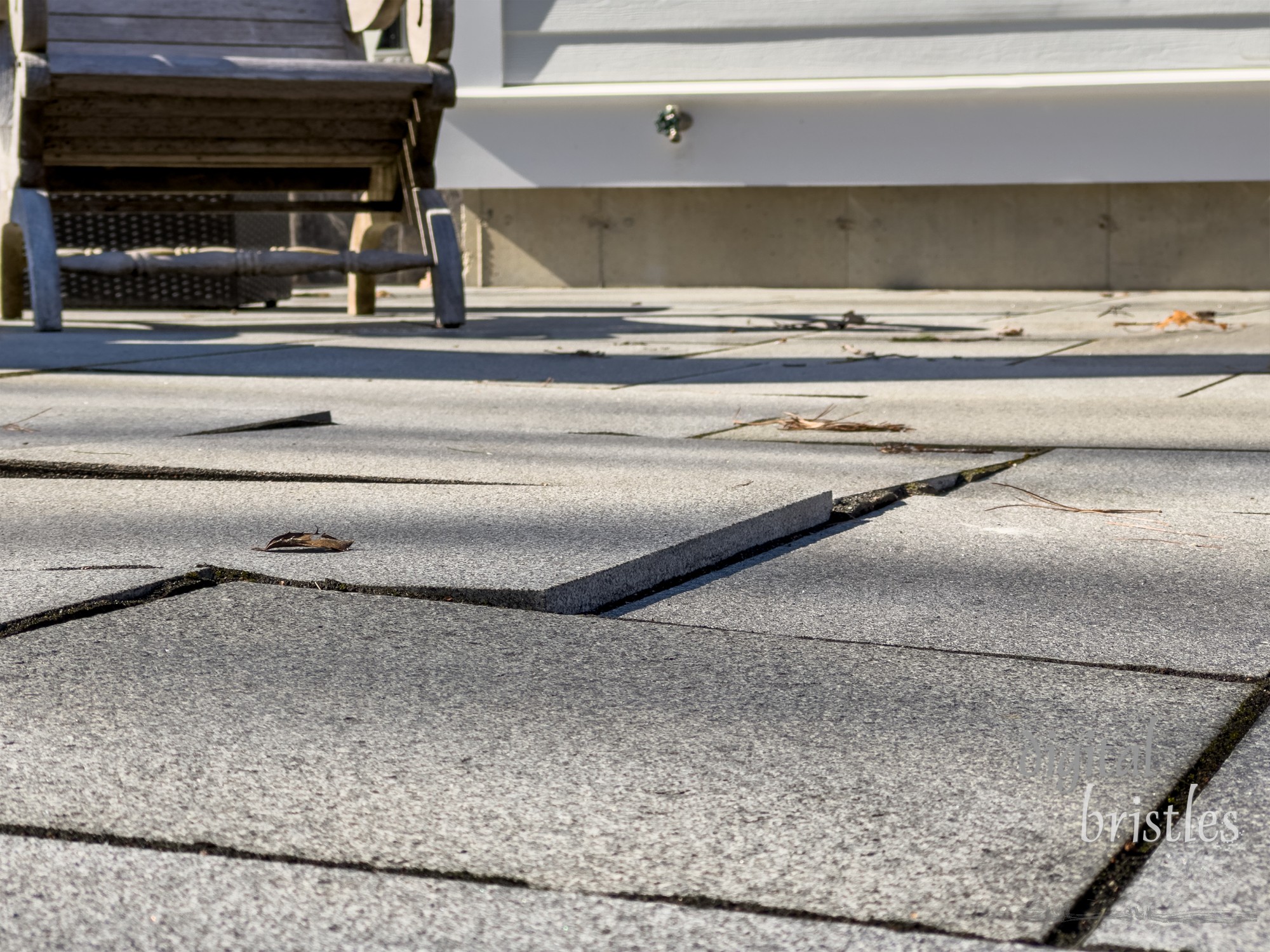 Frost heaves leave a very unstable stone patio