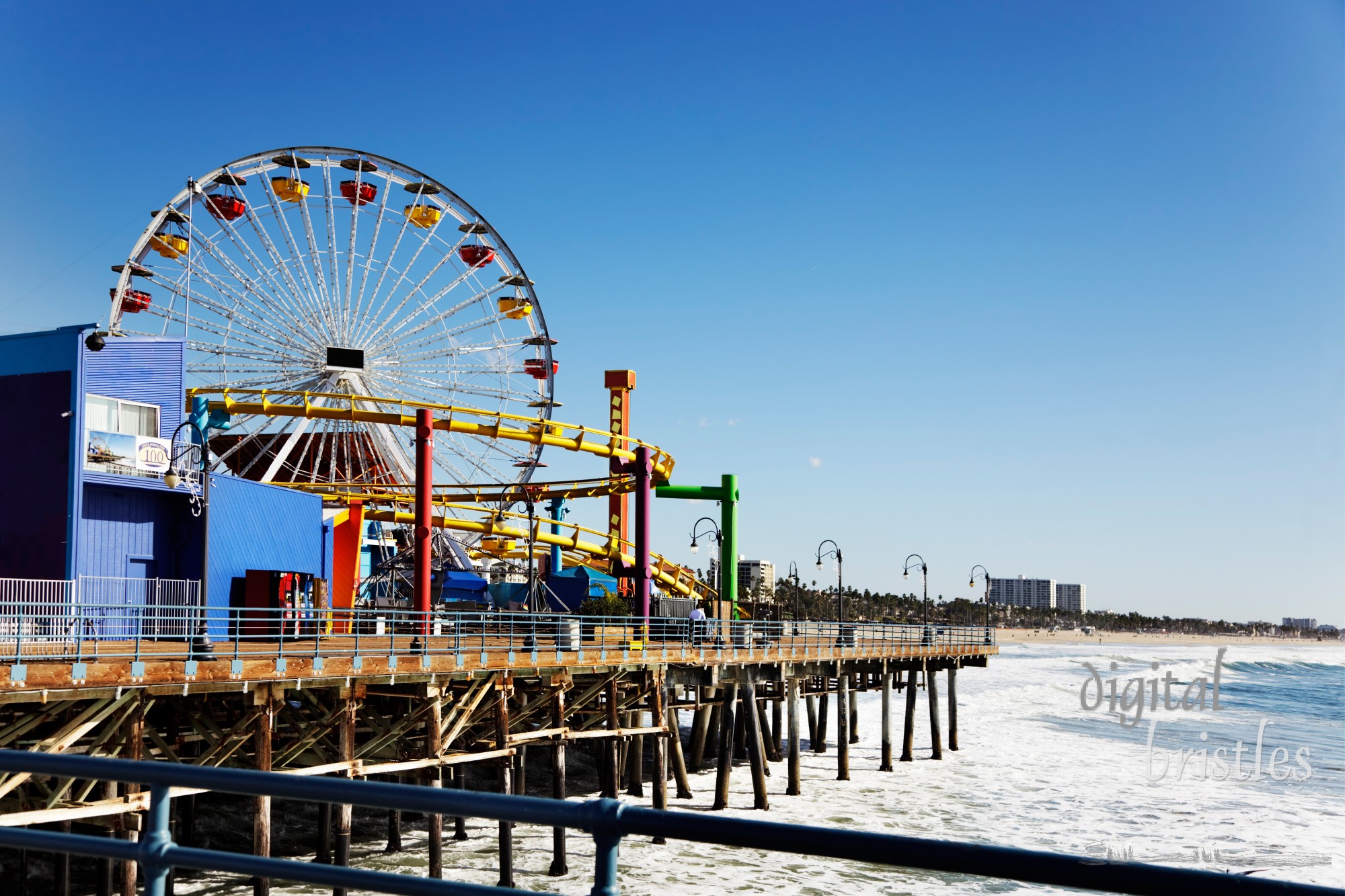 Ferris wheel on Santa Monica Pier, Los Angeles