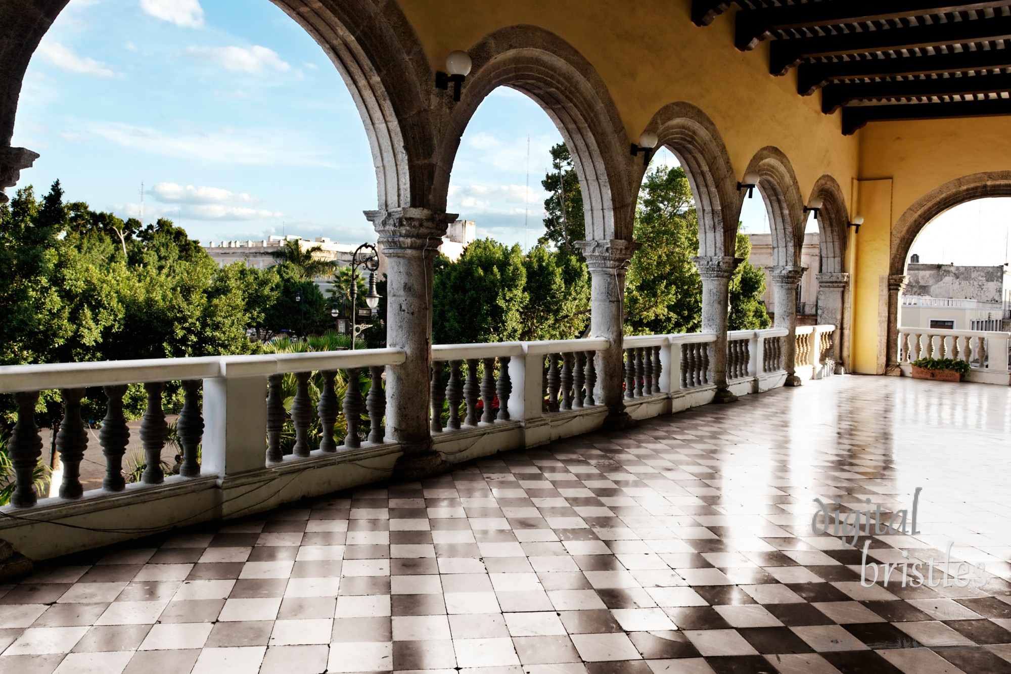 Spanish colonial architecture, Merida, Mexico