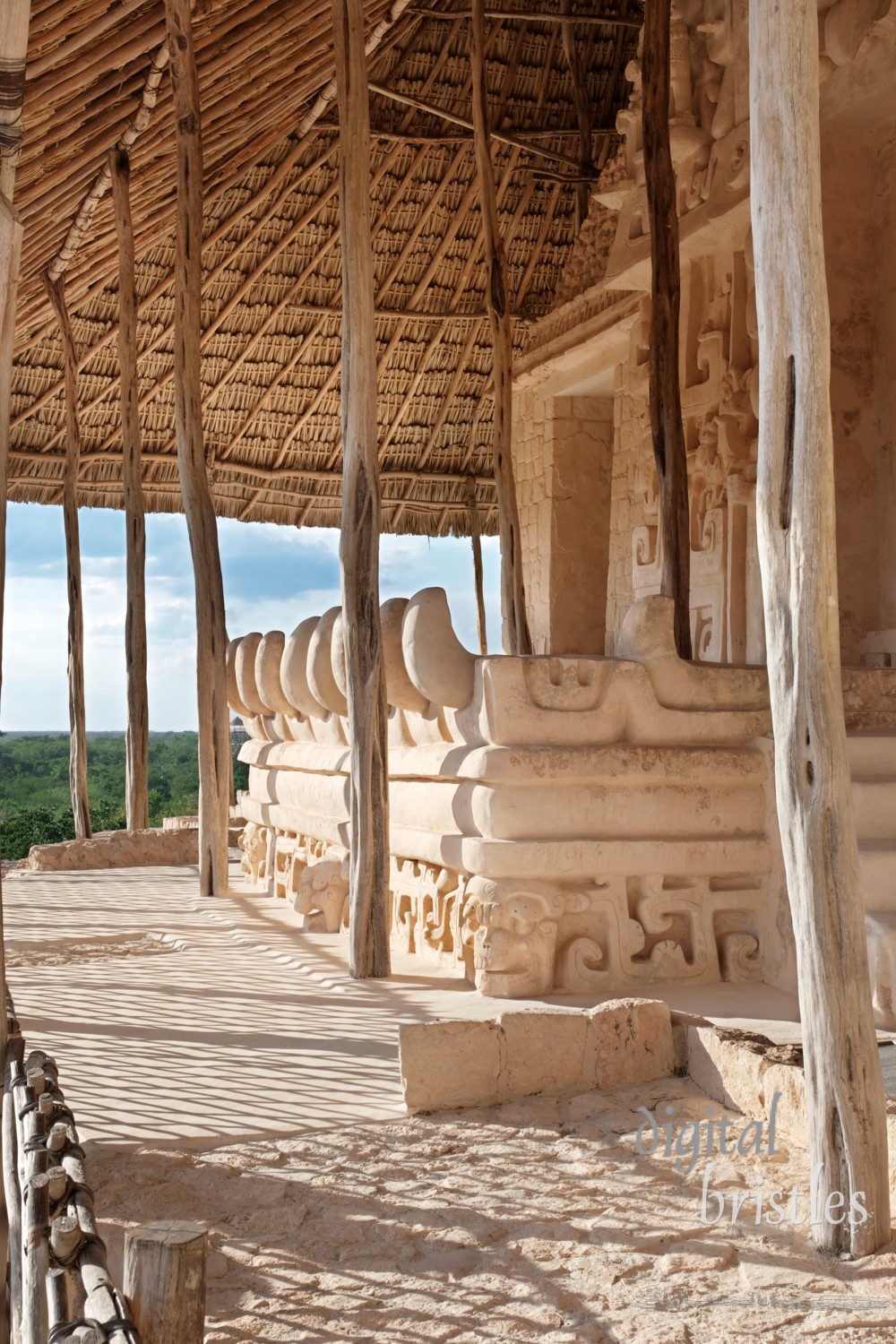 Mayan ruins at Ek Balam, Mexico