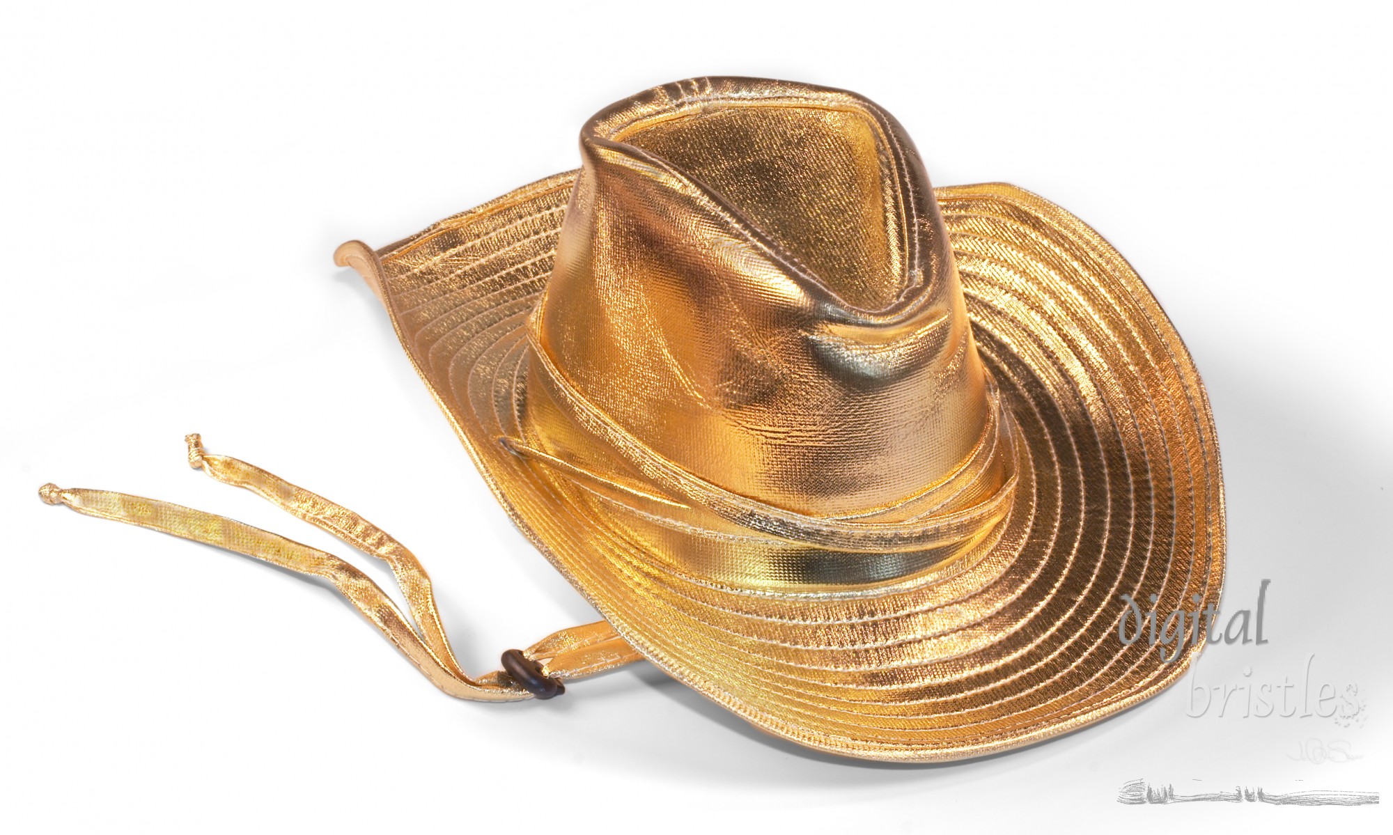 Gold lame stetson