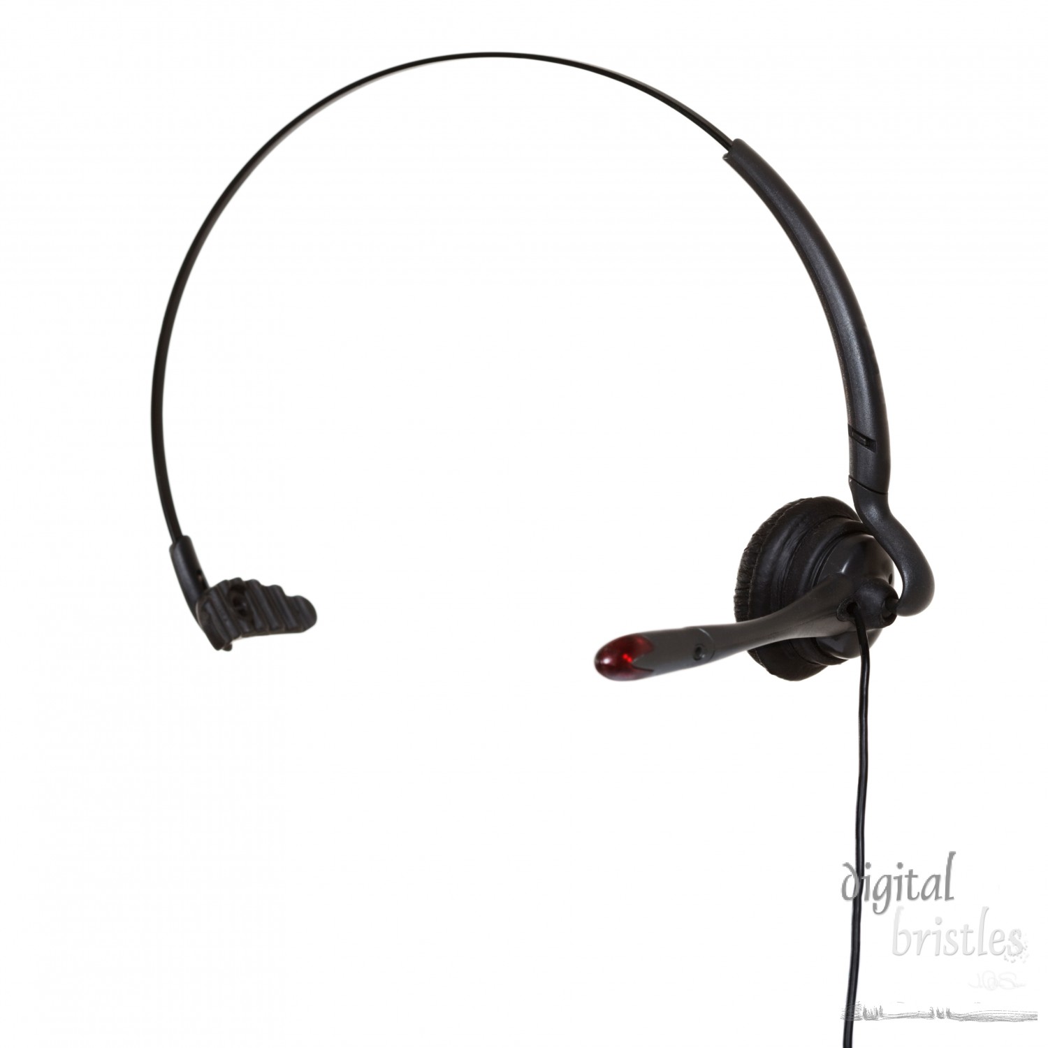 Telephone headset, isolated