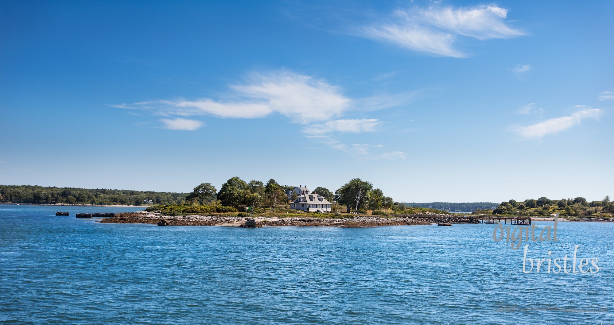 Tiny House Island in Casco Bay, Portland, Maine