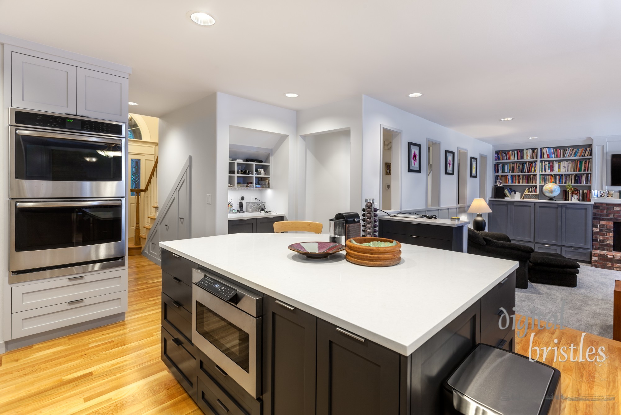 Remodeling of open kitchen and family room complete