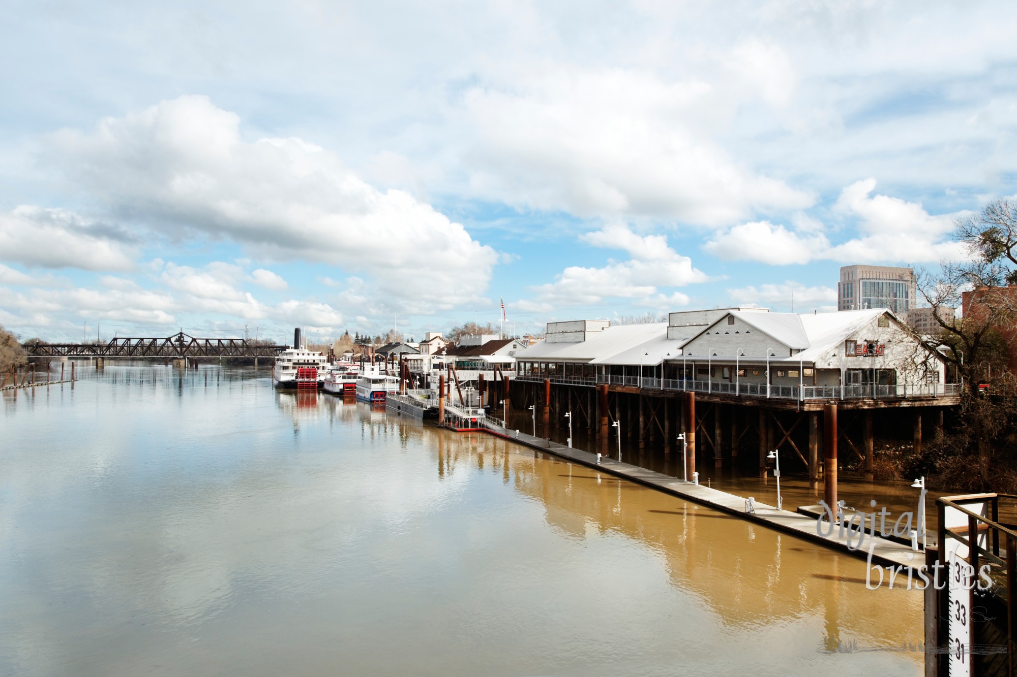 Riverfront at Old Sacramento, California