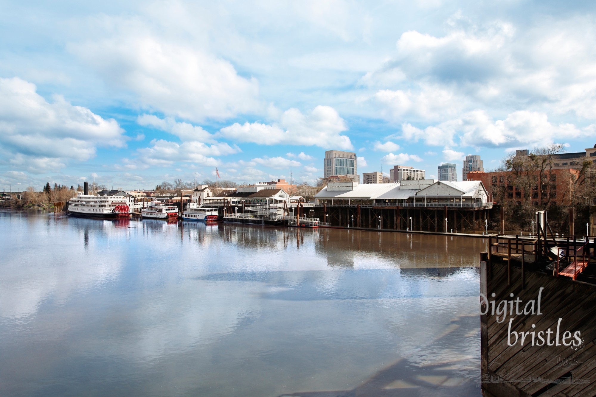 Riverfront at Old Sacramento, California