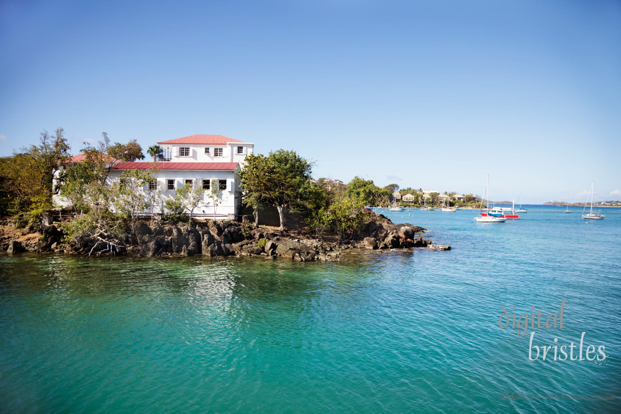 The island of Steven's Cay in Cruz Bay, St. John