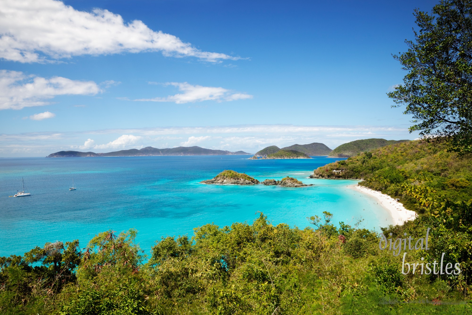 View of Trunk Bay, St. John