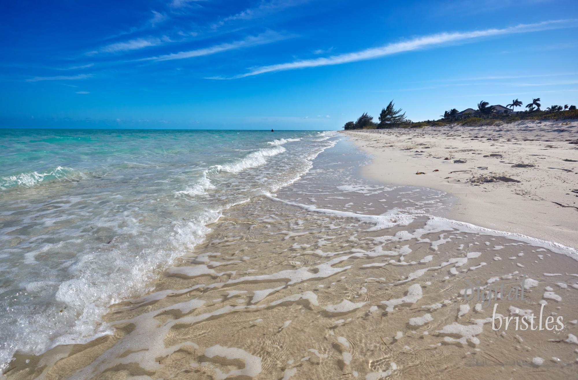 Idyllic Long Bay Beach, Providenciales, Turks & Caicos Islands